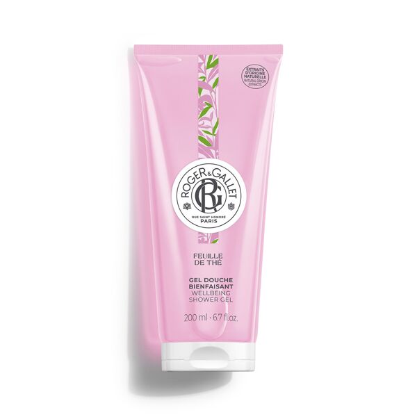 roger & gallet r&g feuille de thé gel douche 200 ml