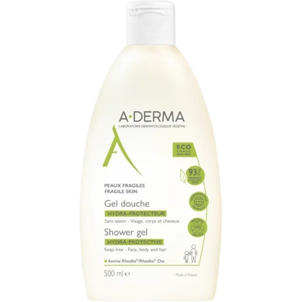 aderma les indispensables gel doccia hydra protettivo 500 ml