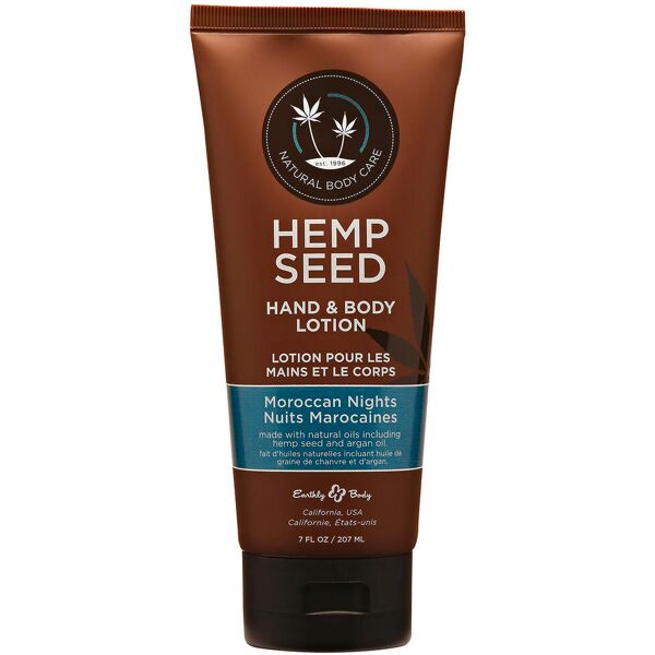 earthly body hemp seed moroccan nights hand & body lotion 207 ml