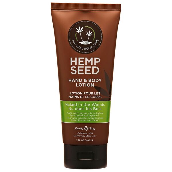 earthly body hemp seed seed naked in the woods hand & body lotion 207 ml