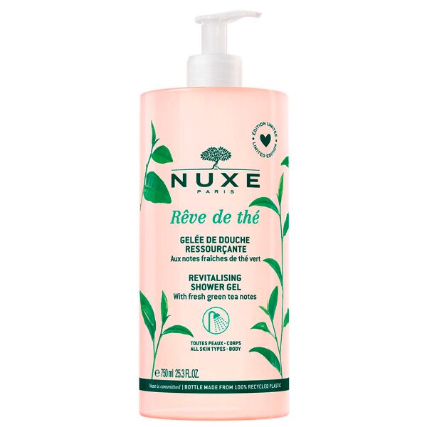 nuxe rêve de thé revitalising shower gel 750 ml