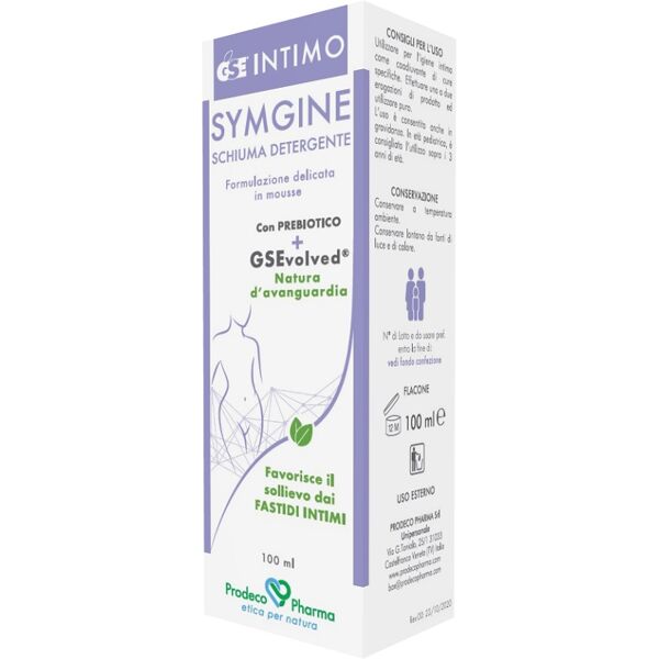 prodeco pharma srl gse intimo symgine schiuma det