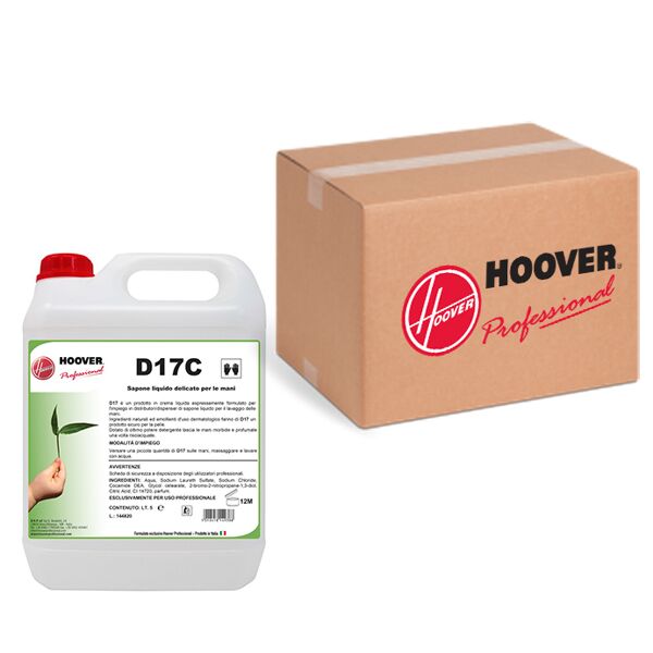 hoover scatola 4 taniche d17c sapone liquido per mani