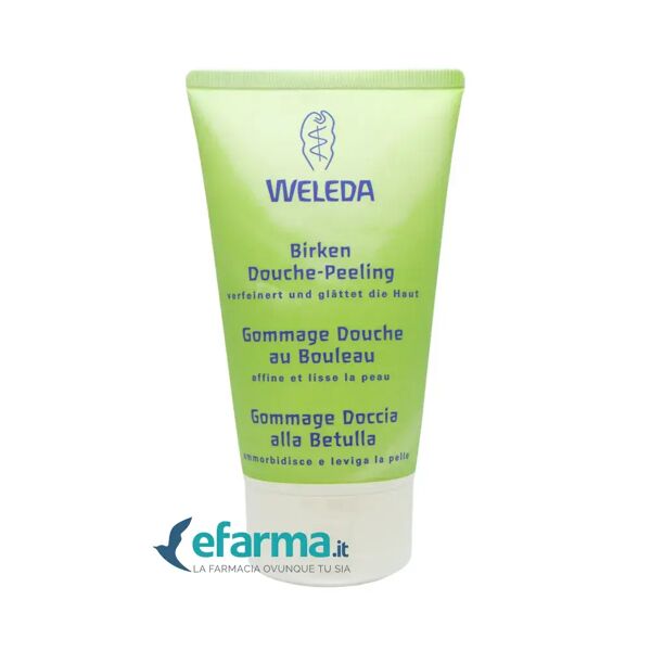 weleda betulla gommage doccia pelle morbida e levigata 150 ml