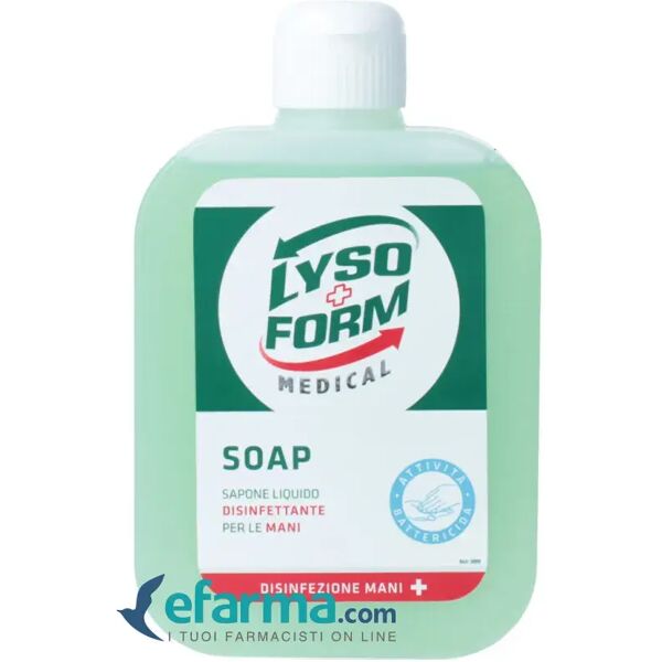 lysoform medical sapone liquido disinfettante e detergente mani 300 ml