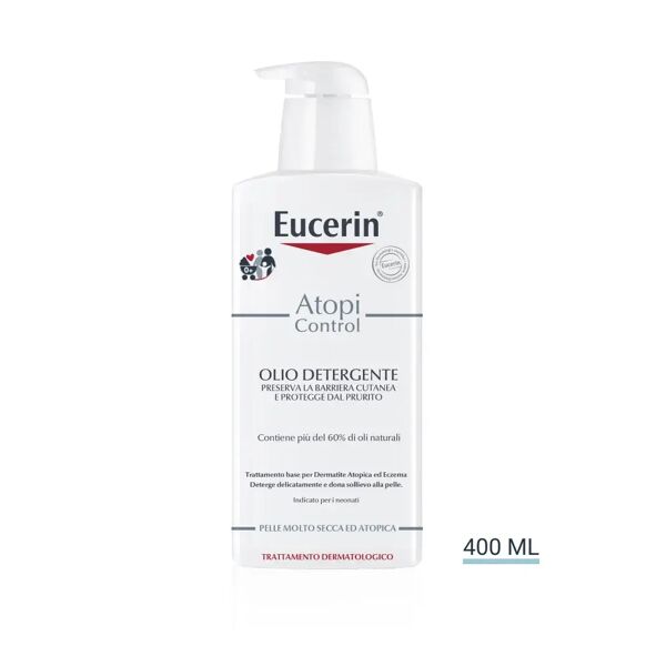 eucerin atopicontrol olio detergente corpo pelle atopica 400 ml