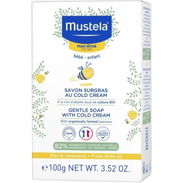 mustela cold cream sapone nutriente pelle secca 100 g