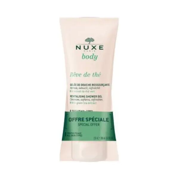 nuxe body rêve de thé gel doccia rigenerante promo bipacco 2x200ml