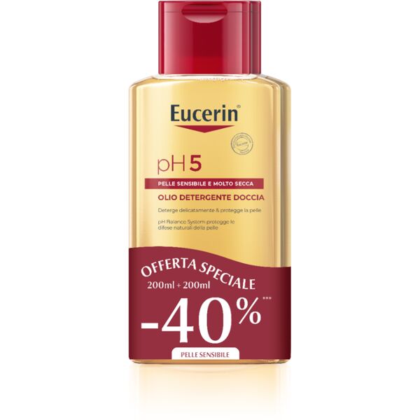 eucerin ph5 olio doccia promo bipacco 2x200 ml