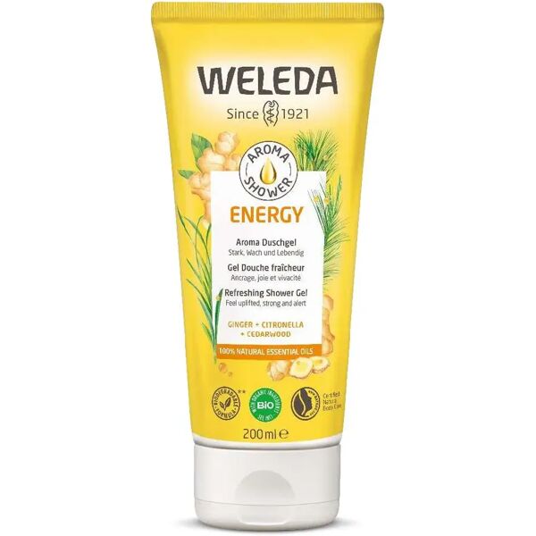 weleda aroma shower energy gel doccia 200 ml