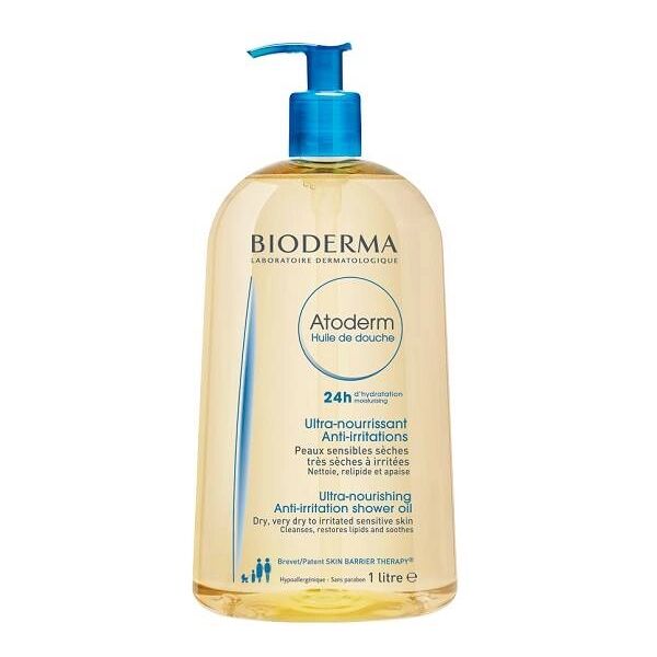 bioderma atoderm huile de douche 1l