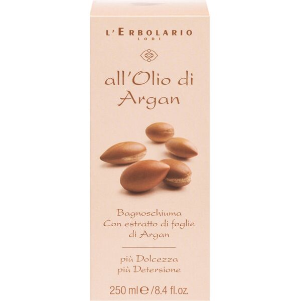 l'erbolario olio argan bagnoschiuma 250 ml