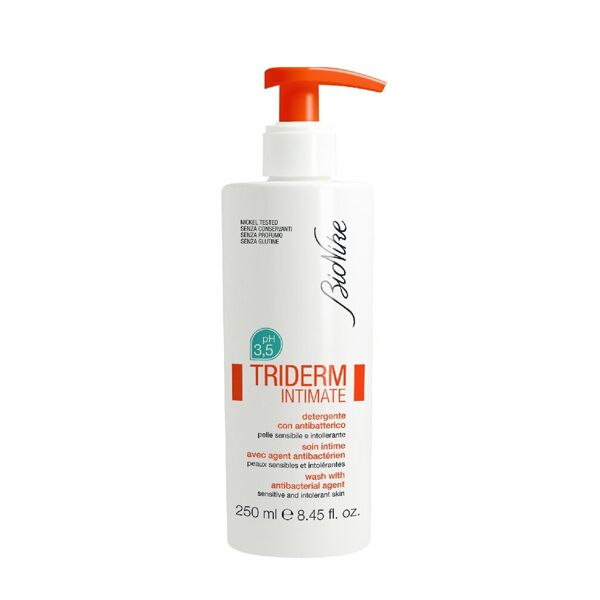 bionike triderm - intimate ph3,5 detergente con antibatterico 250ml promo