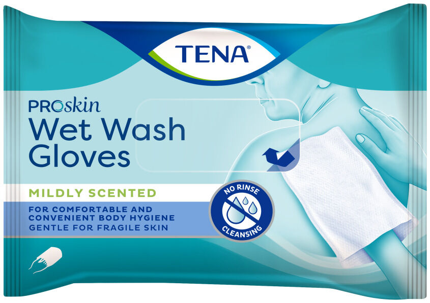 Tena Manopole pre imbevute per detersione corpo -  Wet Wash Glove