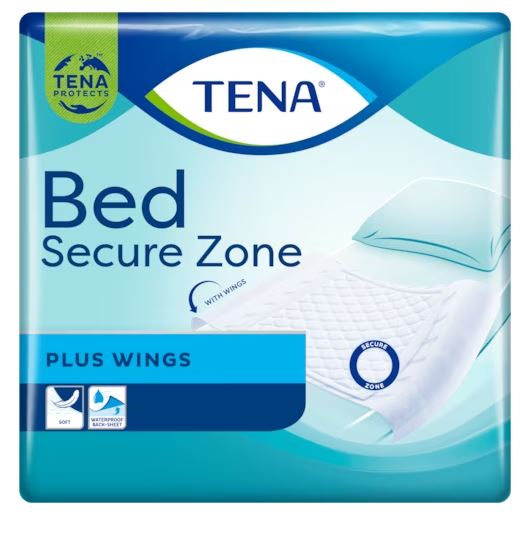 Tena Traversa letto con materassino assorbente e rivestimento impermeabile  Bed Secure Zone