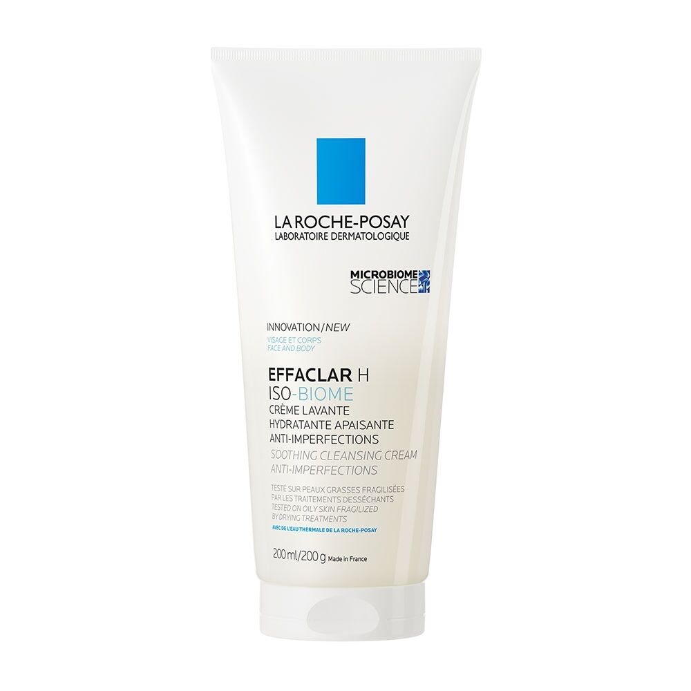 La Roche-Posay La Roche Posay Effaclar - H Detergente Iso Biome Crema Lavante Lenitiva, 200ml