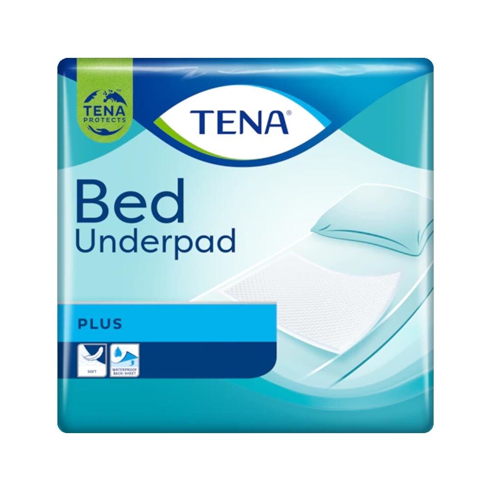 Tena Bed - Plus Traversa Assorbente per Incontinenza 60x40cm, 40traverse