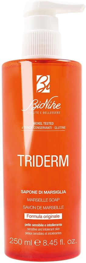 Bionike Triderm - Sapone Marsiglia Pelli Sensibili Intolleranti, 250ml