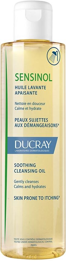 Ducray Sensinol - Olio Detergente Lenitivo Corpo, 200ml