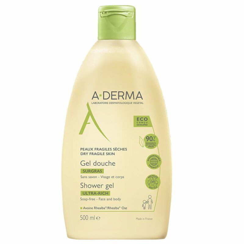 Aderma (Pierre Fabre It.Spa) Les Indispensables Gel Doccia Surgras A-Derma 500ml
