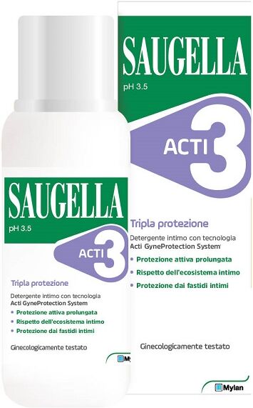 Saugella ACTI3 Detergente Intimo Tripla Protezione 250 ml