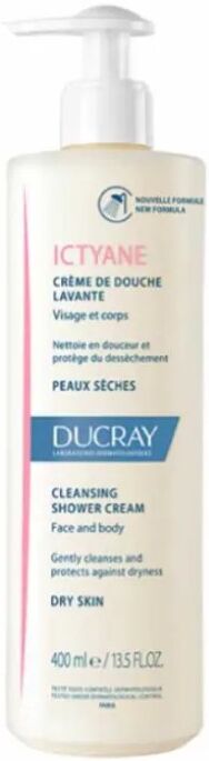 Ducray Ictyane Crema Detergente Pelle Secca Viso e Corpo 400 ml