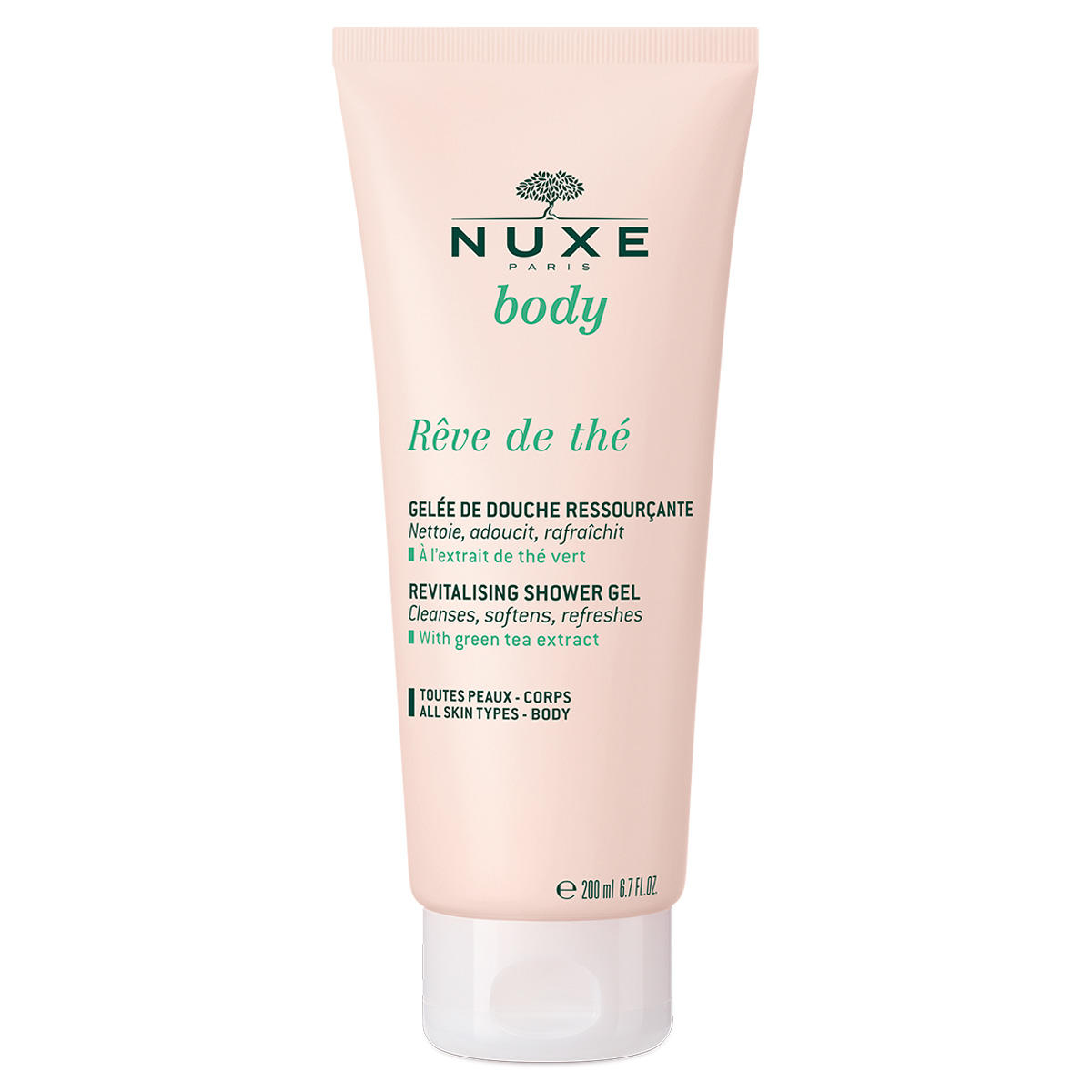 NUXE Rêve de Thé Gel doccia tonificante 200 ml