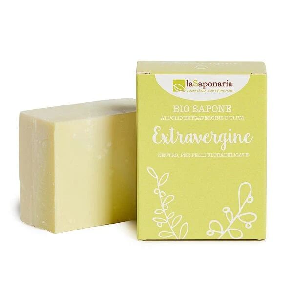 LA SAPONARIA Extravergine Sapone Biologico 100 g All'olio Extravergine D'oliva