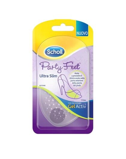 Scholl Pianta del piede Party Feet Gel Activ Ultra Slim 1 paio