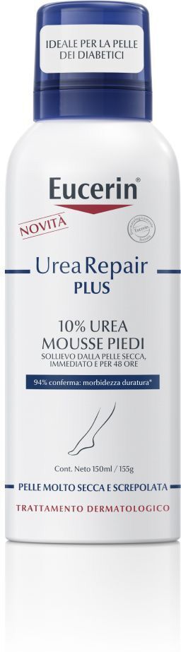 Eucerin Urearepair Plus Mousse Piedi 10% Urea 150ml