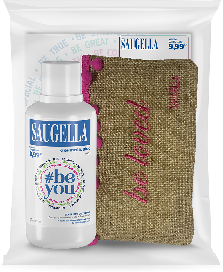 Saugella Be You Detergente Intimo Dermoliquido 500ml + Pochette Omaggio