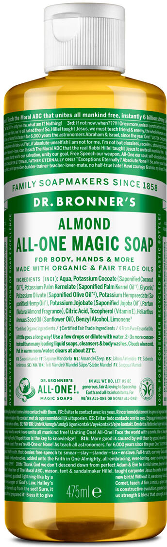 Dr. Bronner's 18in1 Liquid Soap Almond 475ml