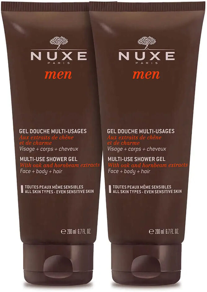 Nuxe Men Duo Gel Doccia Multiuso Uomo 200ml + 200ml