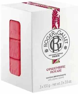 Roger & Gallet Roger&gallet Saponette Gingembre Rouge 3x100g