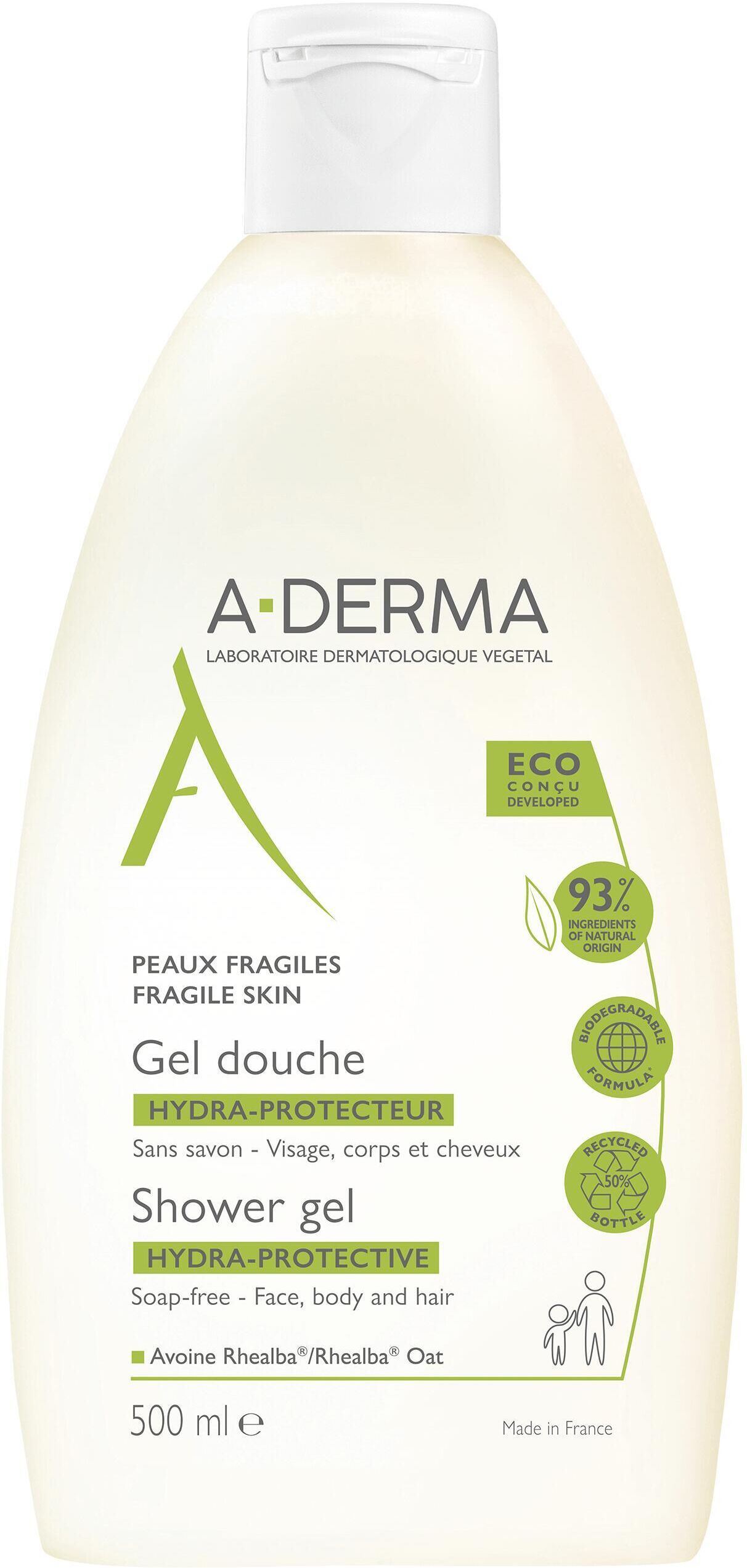 A-derma Gel Doccia Hidra-protettivo 500ml