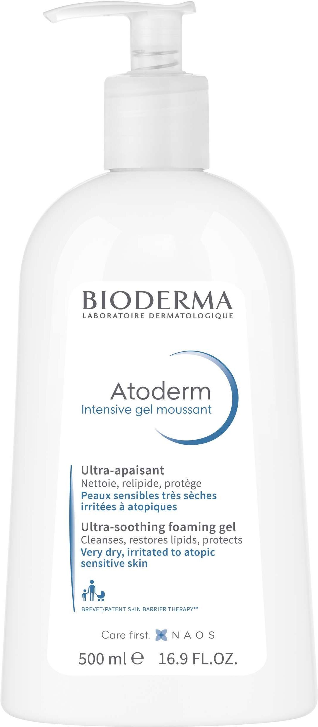 Bioderma Atoderm Intensive Gel Moussant Gel Doccia Antirritazioni Pelle Secca E Atopica 500ml