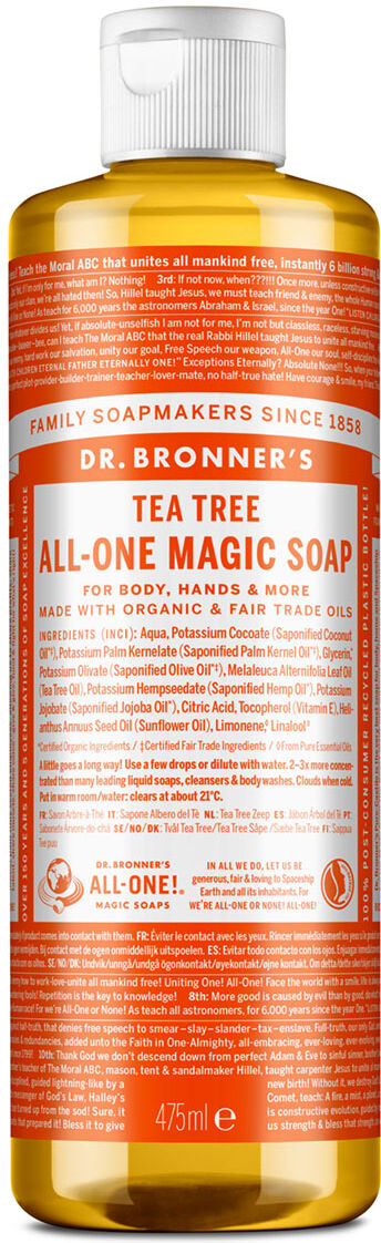 Dr. Bronner's 18 In 1 Liquid Soap Tea Tree 475ml