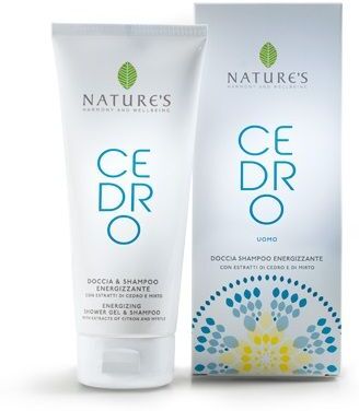 Nature's Cedro Uomo Doccia Shampoo Energizzante 200ml