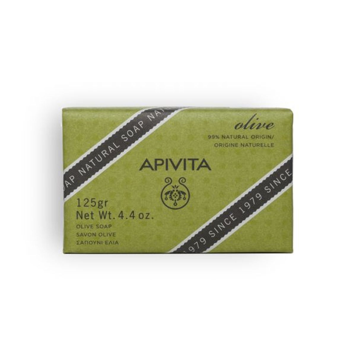 Apivita Natural Soap Sapone Solido Oliva 125g