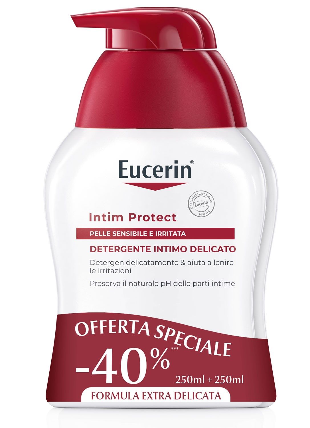 Eucerin Intim Protect Detergente Intimo Delicato 2x250ml