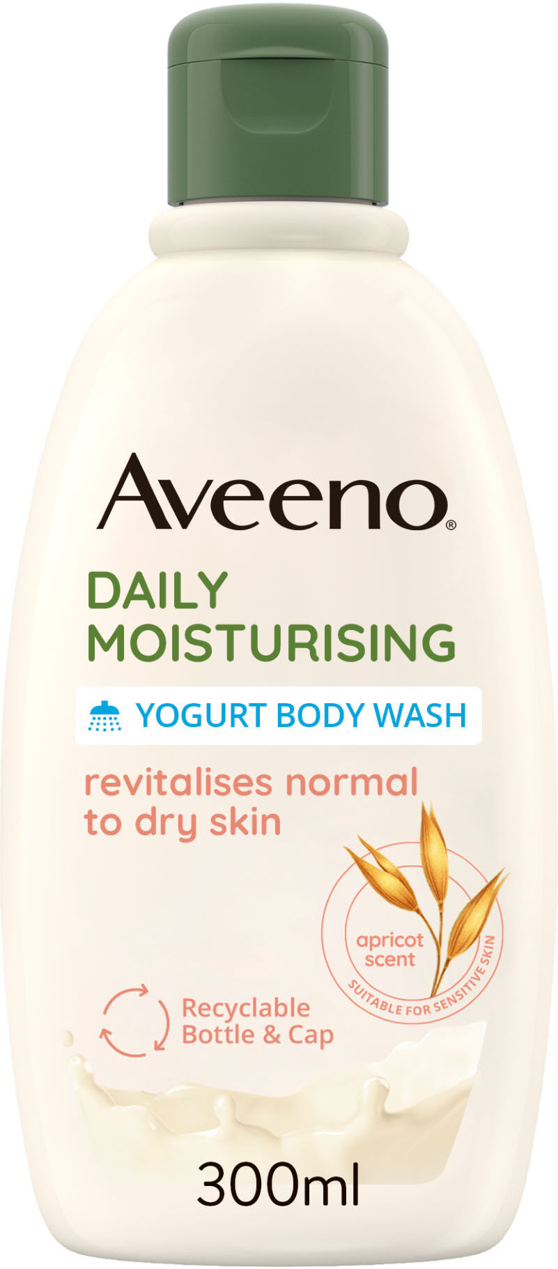 Aveeno Bagno Doccia Allo Yogurt Bagnoschiuma Allo Yogurt Profumo Di Miele E Albicocca 300ml