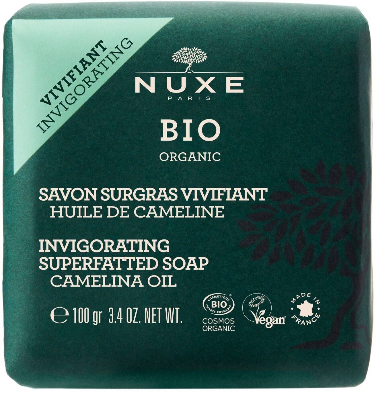 Nuxe Idratazione Bio Attiva Sapone Solido Energizzante 100g