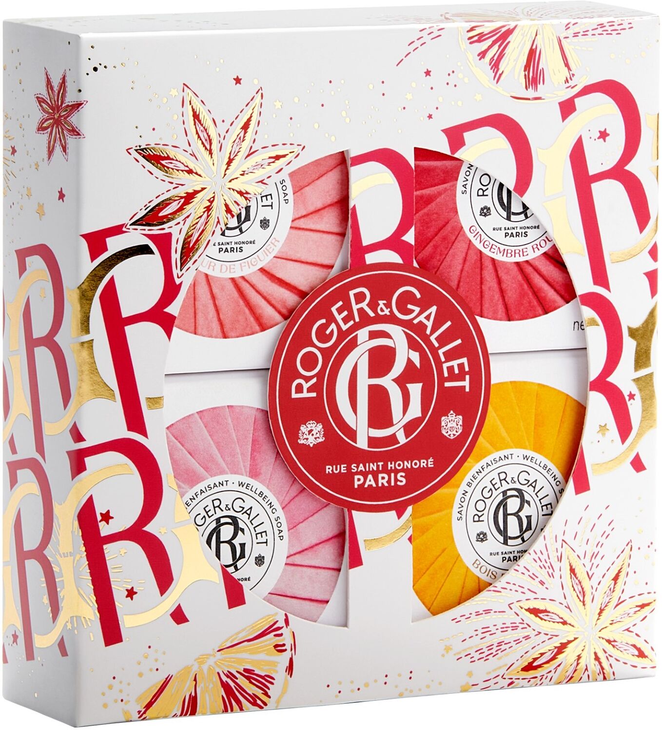 Roger & Gallet Set Saponette Di Benessere 4x50g