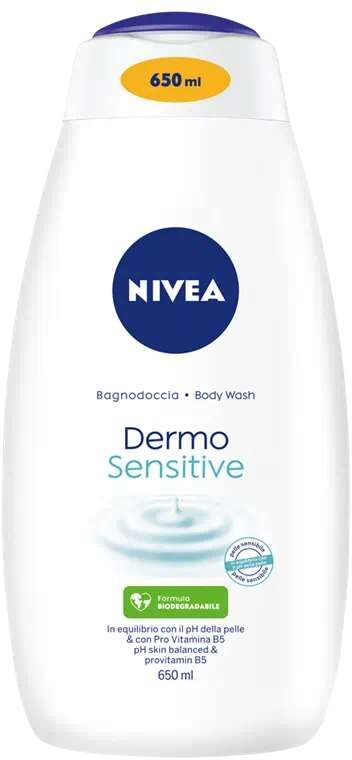 Nivea Bagnodoccia Dermosensitive 650ml