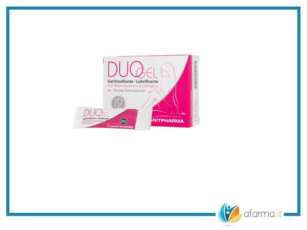 sanitpharma Duogel gel lubrificante vaginale 12 bustine 4ml