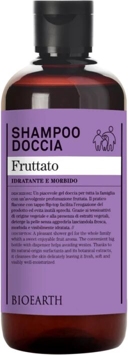 bioearth Bagnoschiuma Bio Shampoo Doccia Vegan Fruttato