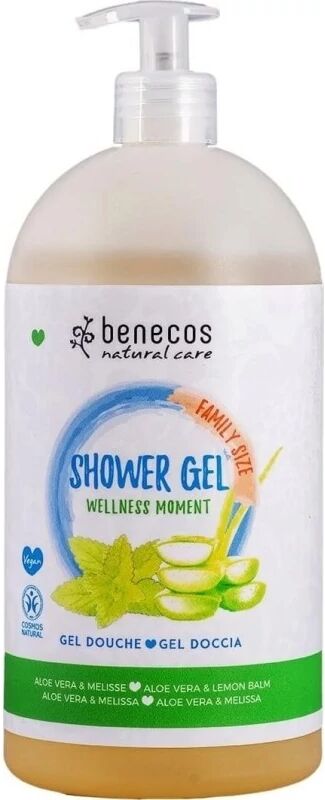 benecos Bagnoschiuma Bio Gel Doccia Aloe Vera e Limone Wellness Moment