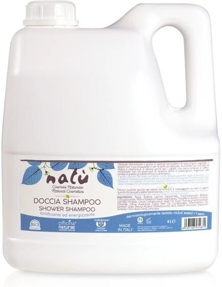 officina naturae Bagnoschiuma Bio Doccia Shampoo Tonificante Energizzante