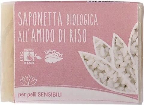 fior di loto Saponi Saponetta all'Amido di Riso per Pelli Sensibili