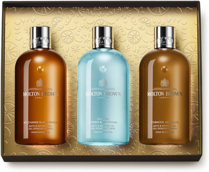 Molton Brown Woody & Aromatic Body Care Gift Set 3 X 300 ML Shower Ge